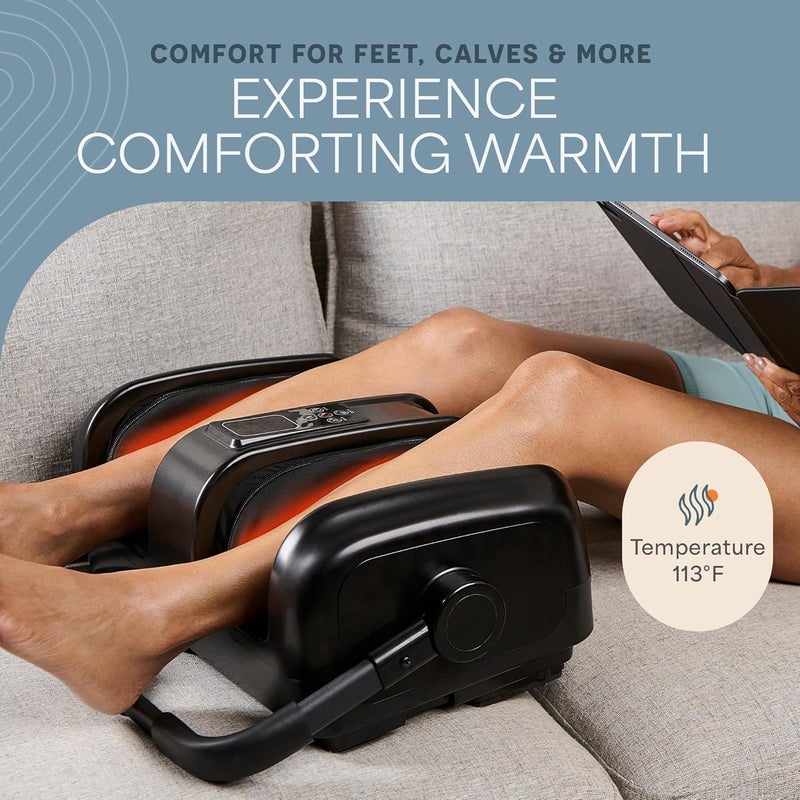 LifePro Foot Massager with Heat  SoleSerene Shiatsu Foot and Calf Massager Electric Machine with Remote Control for Feet Ankles and Arms - Image 2