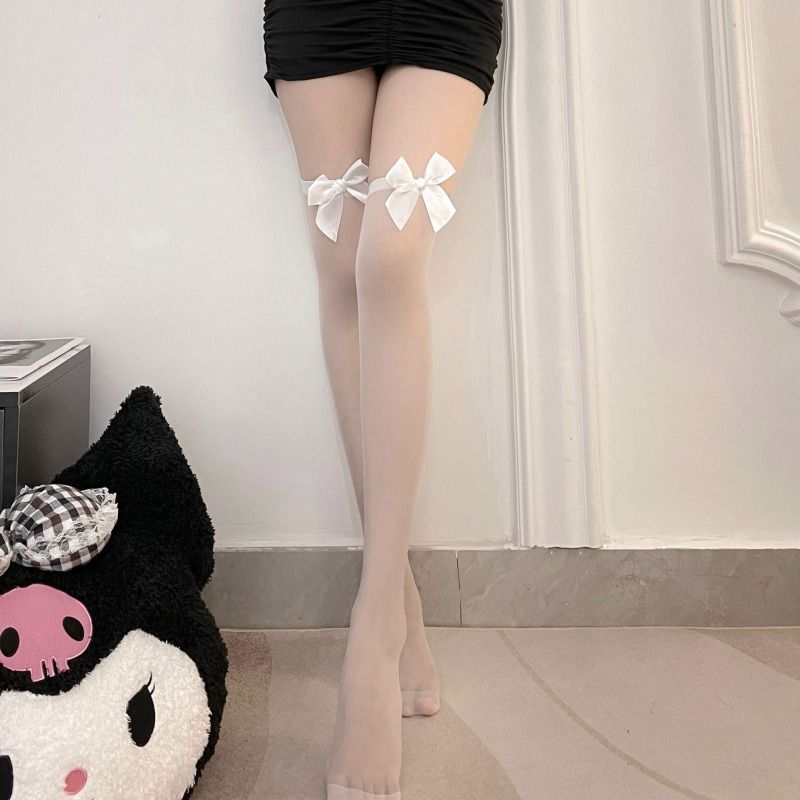 Women's Geometric Pattern Sheer Tights - Image 3