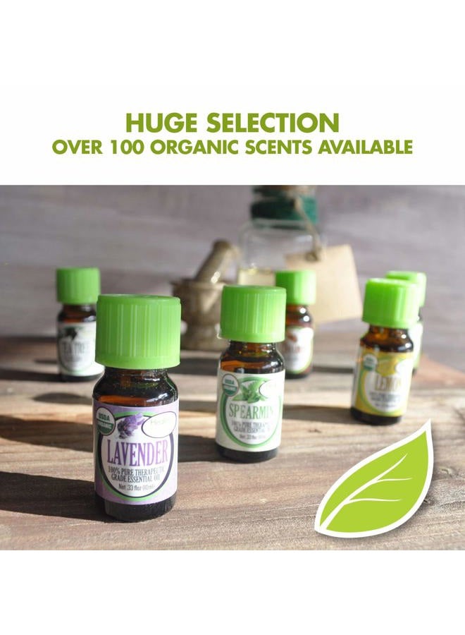 Healing Solutions Organic Peppermint Essential Oil 0.33 oz (10ml), Pure, Undiluted, Therapeutic Peppermint Oil for Hair and Skin - Image 5