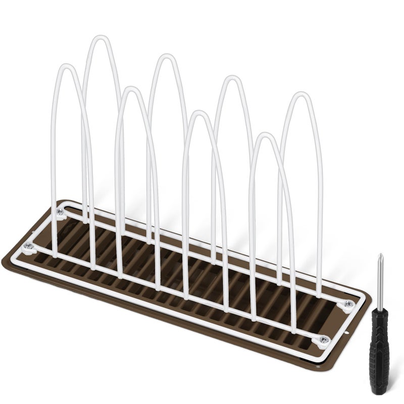 Dunkive 1 Pack Metal Shoe Drying Rack, Shoes, Boot, and Glove Drying Rack, Dryer Racks for Shoes and Dryer Shoe Racks Inside Dryers (White) - Image 1