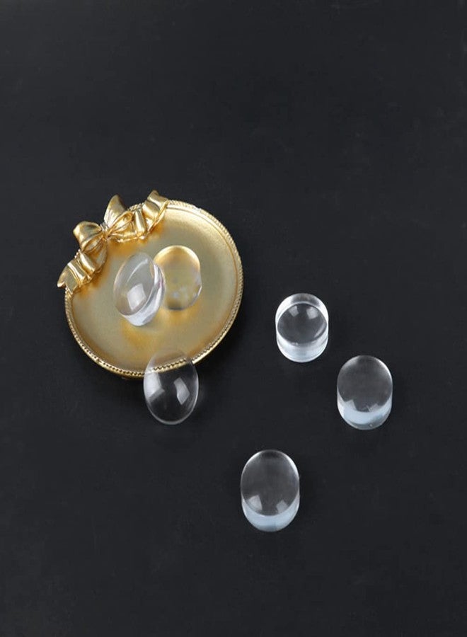 Teensery 6 Pcs Nail Stamper Head Clear Silicone Nail Stamp Replacement Jelly Head Nail Art Manicure Tools - Image 2