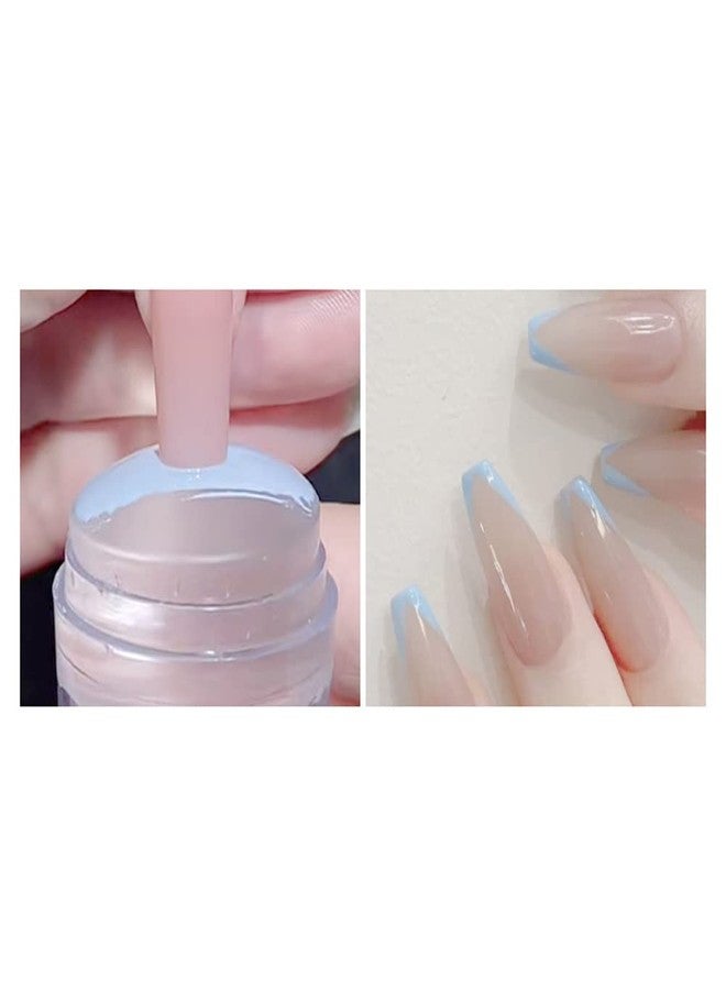 Teensery 6 Pcs Nail Stamper Head Clear Silicone Nail Stamp Replacement Jelly Head Nail Art Manicure Tools - Image 5