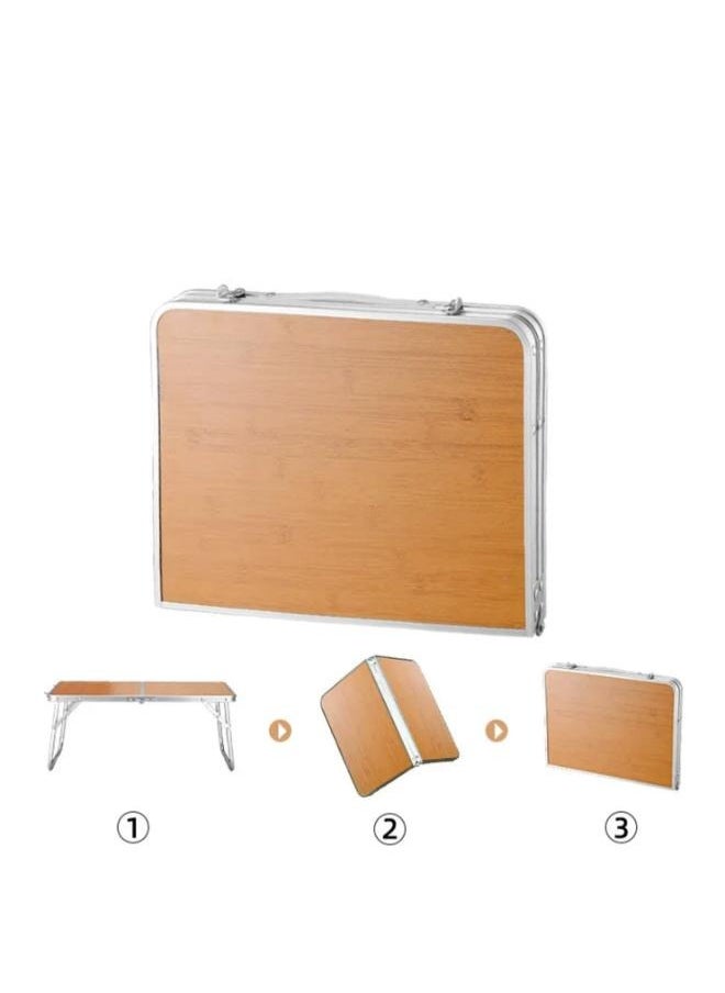 Generic - Portable Outdoor Folding Table Camping Hiking Fishing Picnic Table Waterproof Folding Table No: table 60*40 - Image 1