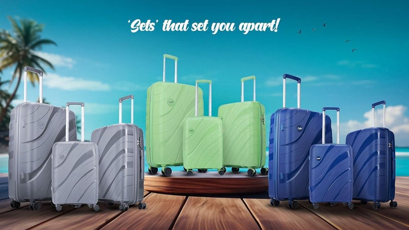 Skybags حقيبة سفر صلبة خضراء من سكاي باجز Coastline مع ضمان 5 سنوات وعجلات دوارة 8، خفيفة الوزن مع ضمان دولي لمدة 5 سنوات (متوسطة | 65 سم) - Image 5