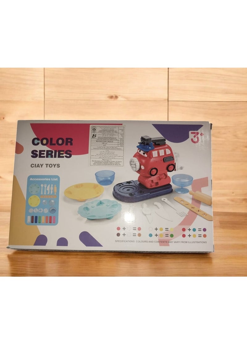 DIY Creations Color Clay Toy – 1+ Players – Age 3+ – DIY Set – Creative Food & Cooking Theme (25 Pieces)  - Image 2
