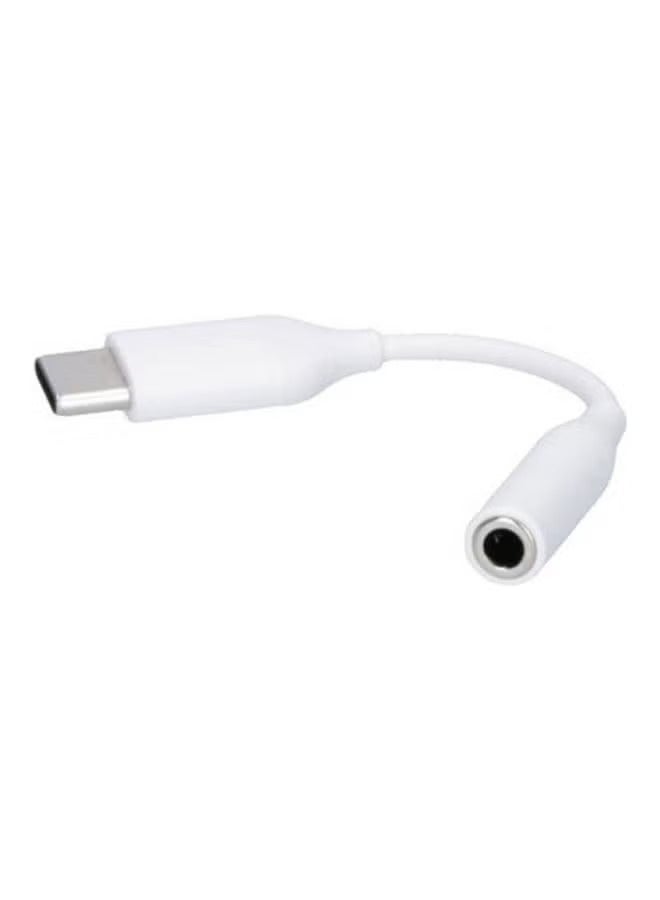 Cable Type C to Audio 3.5 MM White
