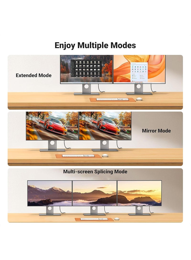 MOWSIL Mowsil DisplayPort Extension Cable 2M, DP Male to Female Extender, 4K UHD, High-Speed DP Extension Cord - Image 4