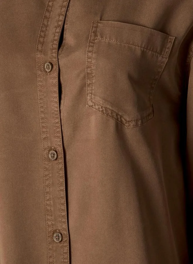 Splash FAV Tencel Longline Shirt with Chest Pocket