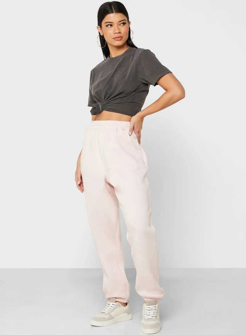 MISSY EMPIRE High Waist Joggers