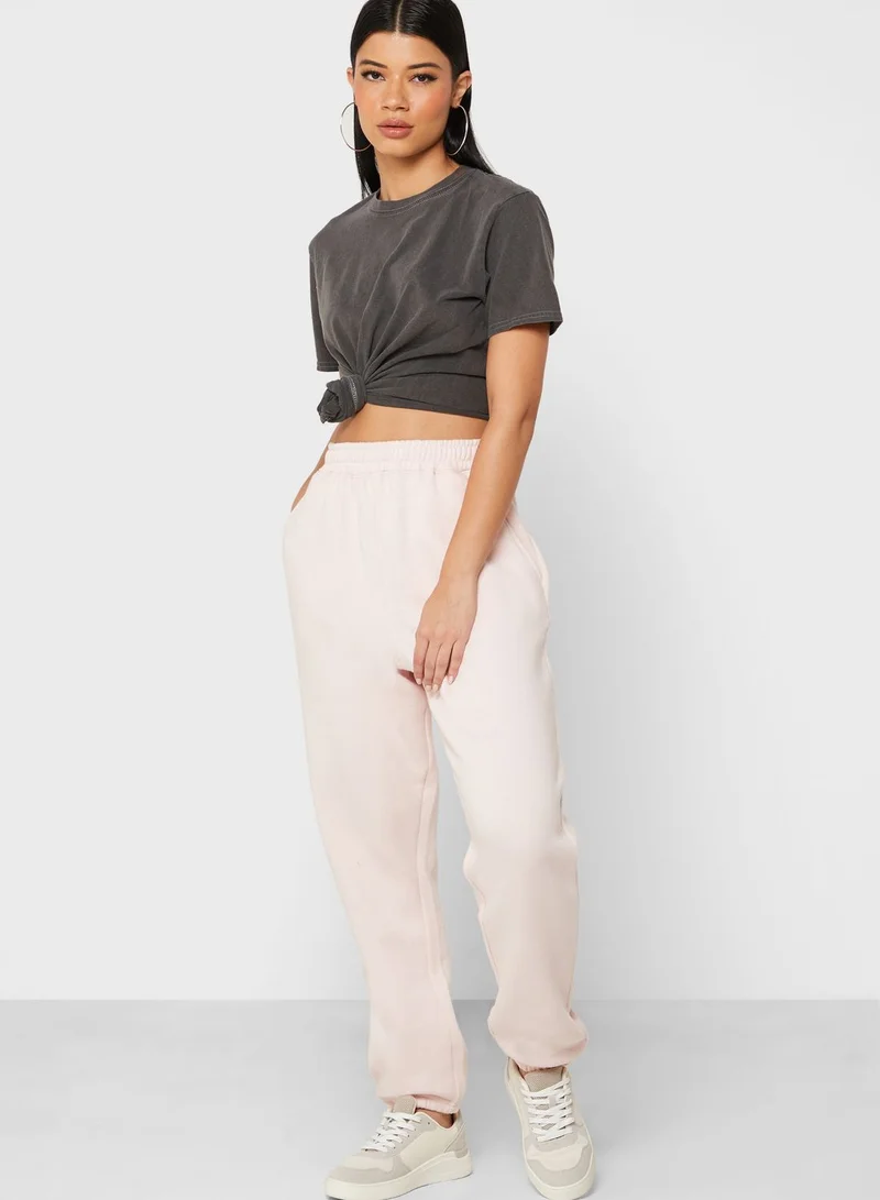 MISSY EMPIRE High Waist Joggers