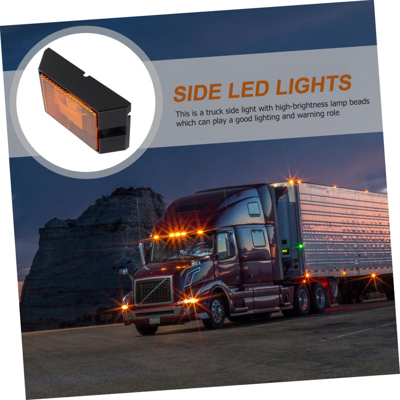 Super Bright Red LED Side Marker Lights For Trucks Trailers Turn Signal Indicator Lamps - Image 4