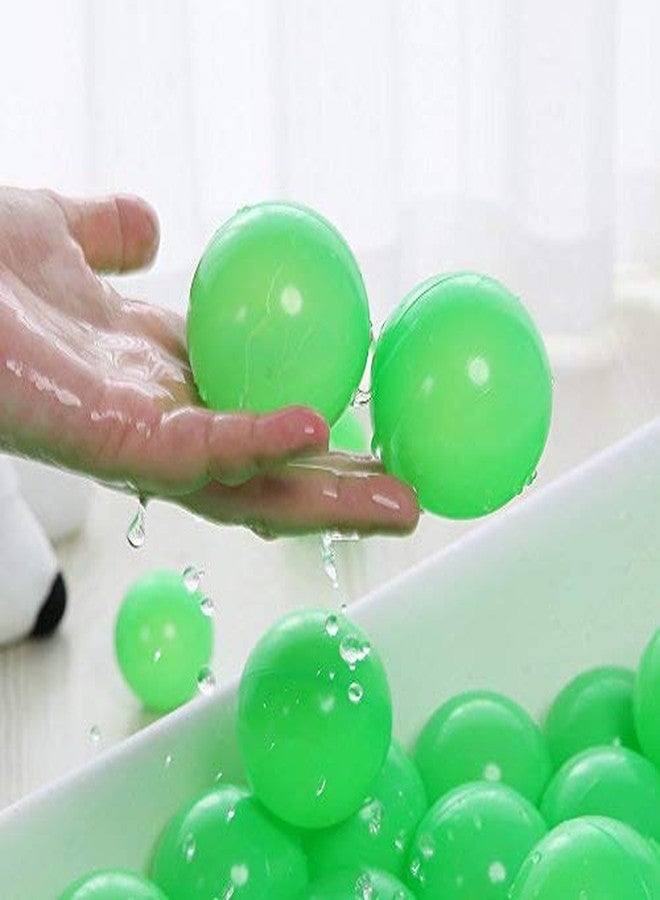 PlayMaty Play Ball Pool Pit Balls - 2.36inches Phthalate&BPA Free Plastic Ocean Transparent Balls for Kids Toddlers and Babys for Playhouse Play Tent Playpen Pool Party Decoration Pack of 70 (Green) - Image 2