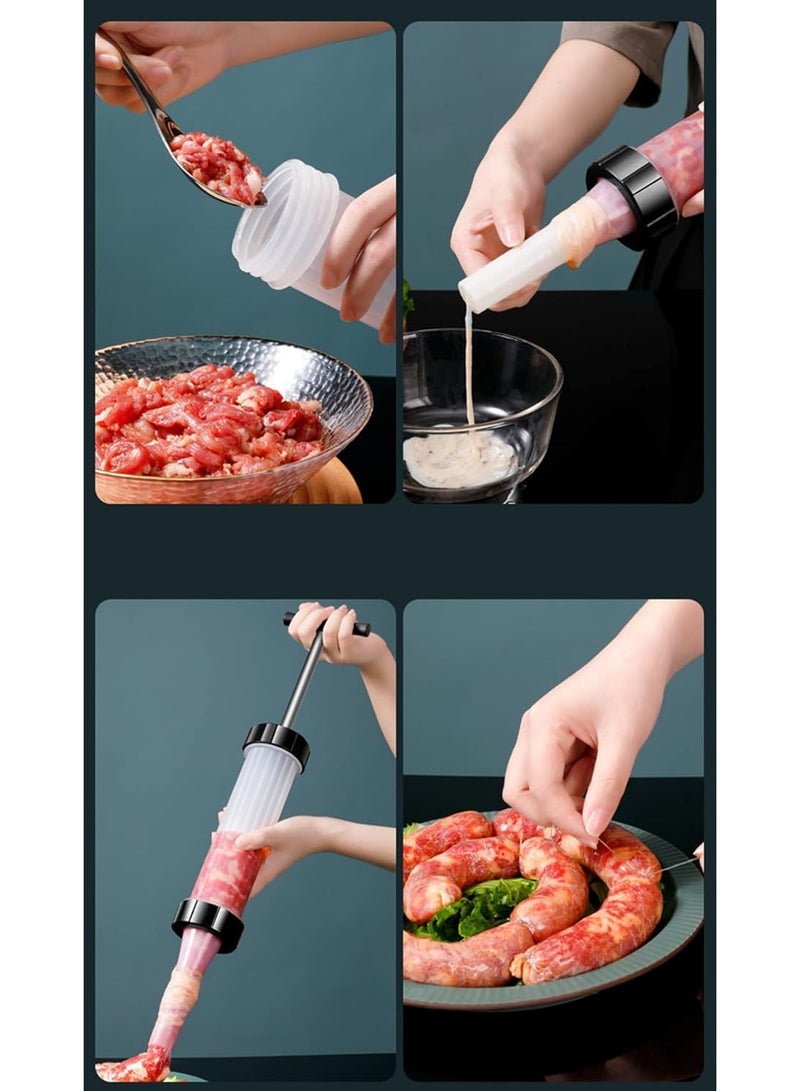 Hand Operated Salami Maker -Sausage Filling Machine -Household Sausage Filler-Homemade Sausage Filling Machine Easily Make Various Sausages at Home - Image 2