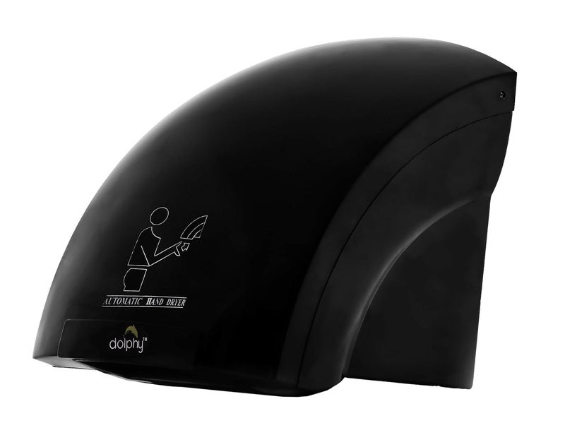 DOLPHY Plastic Automatic Hand Dryer With Liquid Soap Dispenser - Black, 300 Ml - Image 2