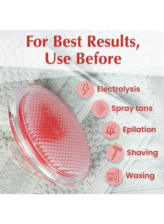 Dylonic Exfoliating Brush Razor Bumps and Ingrown Hair Treatment for Bikini Area - Eliminate Shaving Irritation for Face, Armpit, Legs, Neck, Bikini Line - Silky Smooth Skin Solution for Men and Women - Image 4