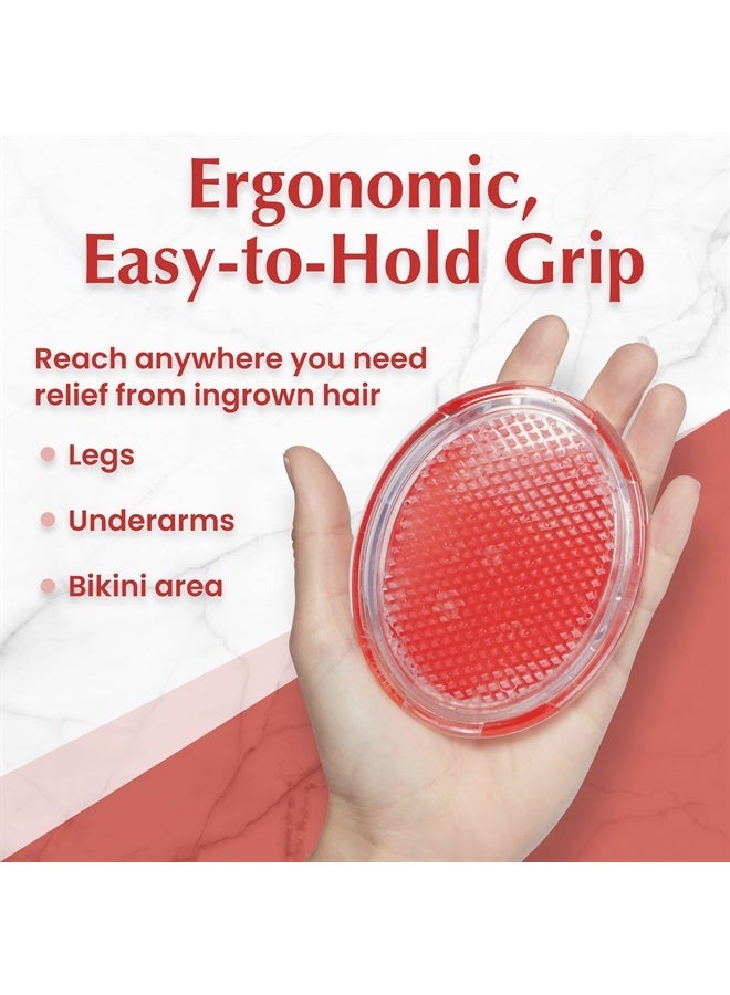 Dylonic Exfoliating Brush Razor Bumps and Ingrown Hair Treatment for Bikini Area - Eliminate Shaving Irritation for Face, Armpit, Legs, Neck, Bikini Line - Silky Smooth Skin Solution for Men and Women - Image 5