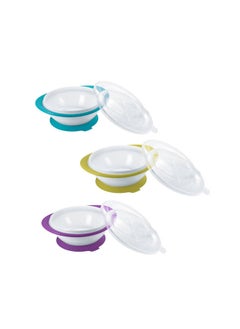 NUK Eating Bowl With Lid, Assorted  - Image 1