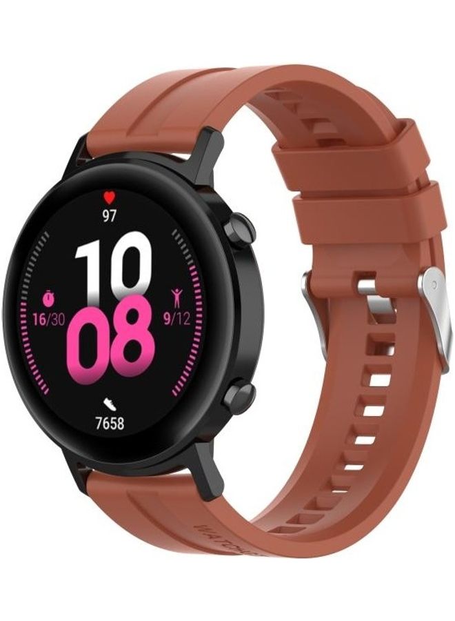 NIBEMINENT Silicone Replacement Wrist Strap Watchband For Huawei Watch GT 2 Orange - Image 4