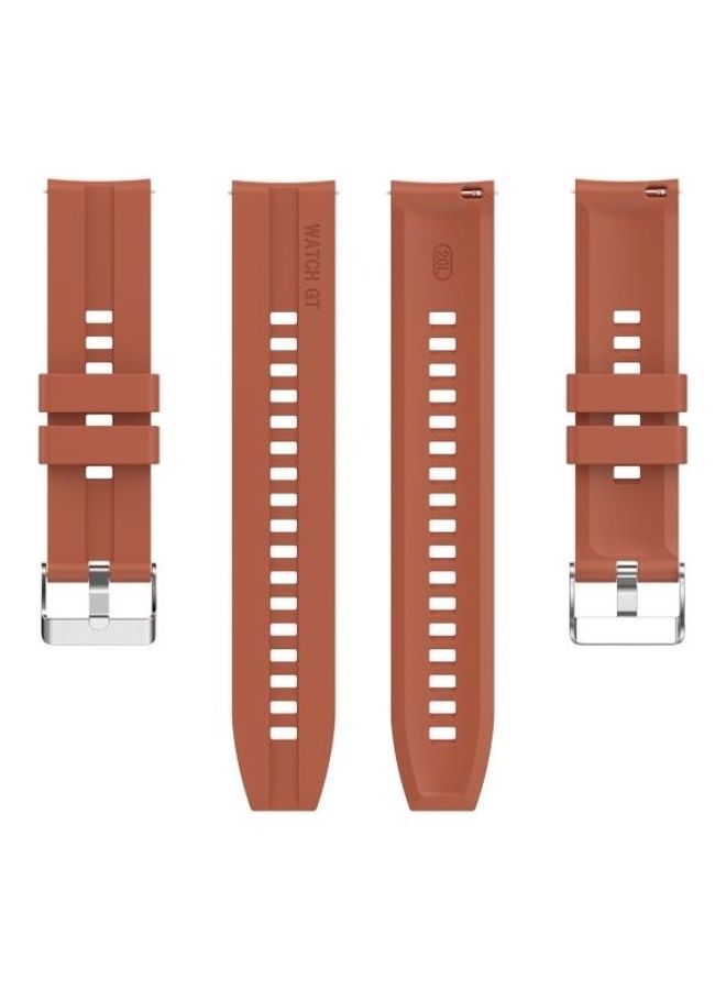 NIBEMINENT Silicone Replacement Wrist Strap Watchband For Huawei Watch GT 2 Orange - Image 2