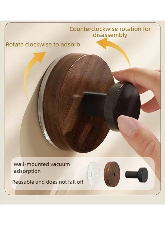 نيم خطافات جداريه 14 قطع خطافات جداريه قوية لاصقة ذاتية اللصق، علاقات ملابس جدارية وعلاقة حمام ملابس، خشب حبوب، شنق ثقيل دون مسامير أو الحفر للمنزل، الحمام، المطبخ، المكتب - Image 3