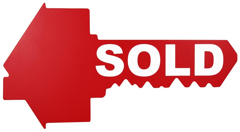 Pulse Brands Sold Sign for New Home Owners - Key Shaped - Real Estate Agent Supplies - Just Sold - Social Media Photo Props for Realtors and Home Owners - Our New Home Sign - Closing Sign First House - Image 4