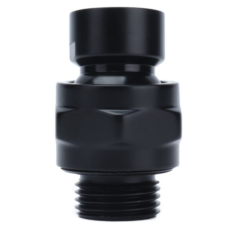 G1/2 Top Shower Adapter Adjustable Copper Shower Head Holder Home Bathroom Accessory Black - Image 1