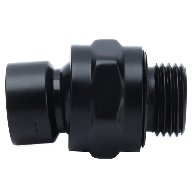 G1/2 Top Shower Adapter Adjustable Copper Shower Head Holder Home Bathroom Accessory Black - Image 4