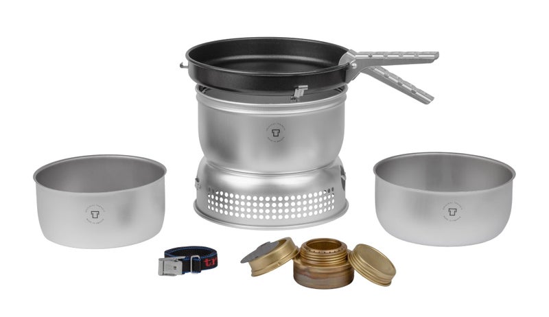 Trangia 25-23 Duossal 2.0 Camping Stove Kit with Stainless Steel Lined Pans - Image 1
