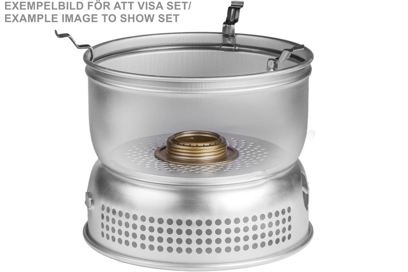 Trangia 25-23 Duossal 2.0 Camping Stove Kit with Stainless Steel Lined Pans - Image 3