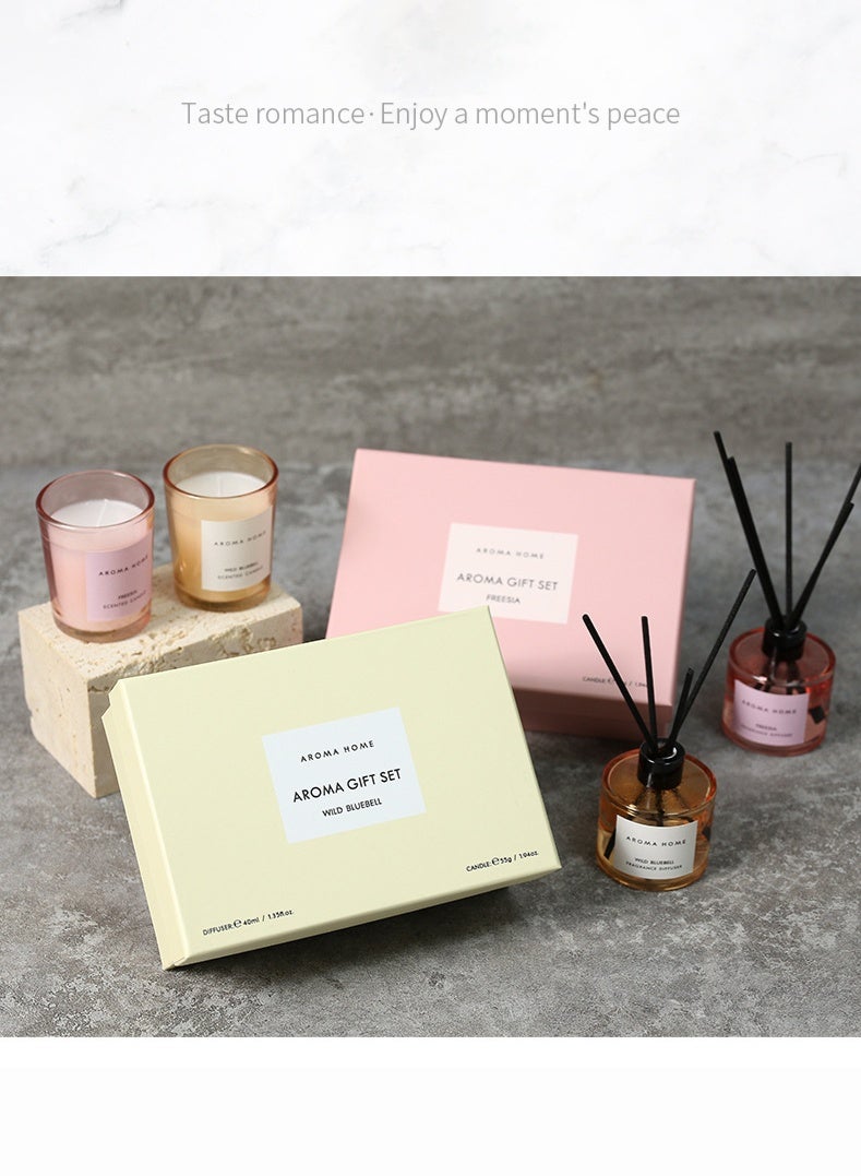 Candle Reed Diffuser and Scented Candle Gift Set , a Unique Birthday Present for Your Girlfriend, Suitable for Both Men And Women, Perfect for Valentine'S Day. - Image 3