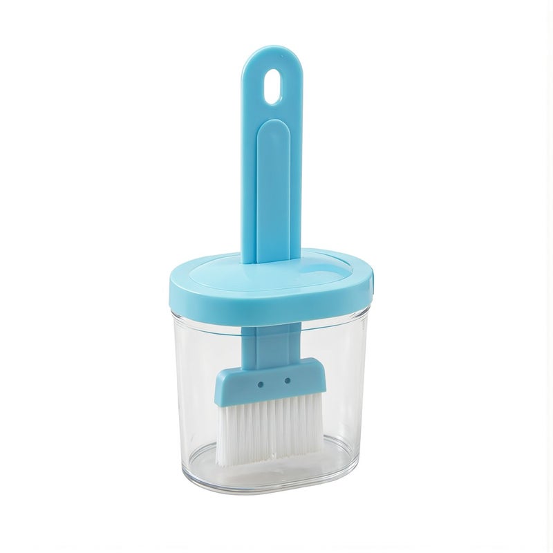 All In One Oil Brush Set For BBQ Baking Pancake Griddle Outdoor Camping Blue - Image 1