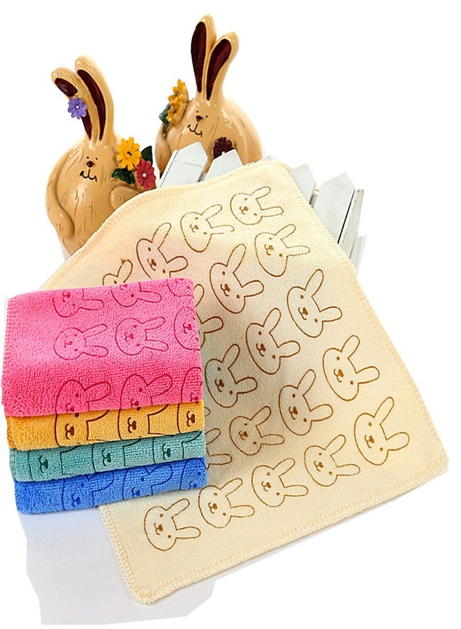 MOM CARE Microfiber Microfibre Face Towels For Babies Extra Soft/Quick Dry/Strong Water Absorbent Face Towel For Kids,Boys&Girls (Pack Of 6) Multi Color L-30Cm X B-30Cm For 1 Month&Above,350 TC - Image 2