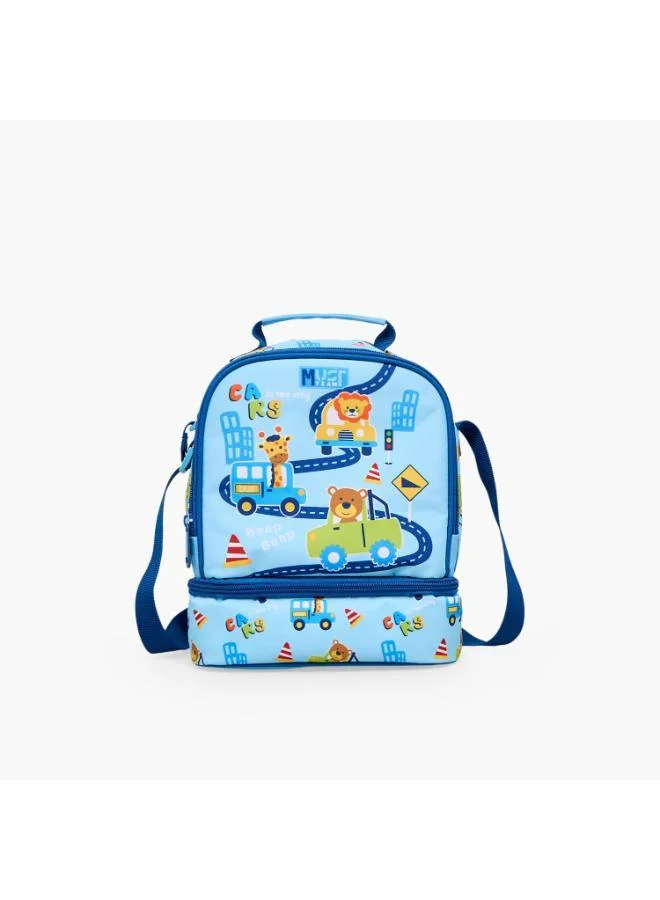 ماست MustTeam Printed Lunch Bag for Boys 5-8 Years with Insulation