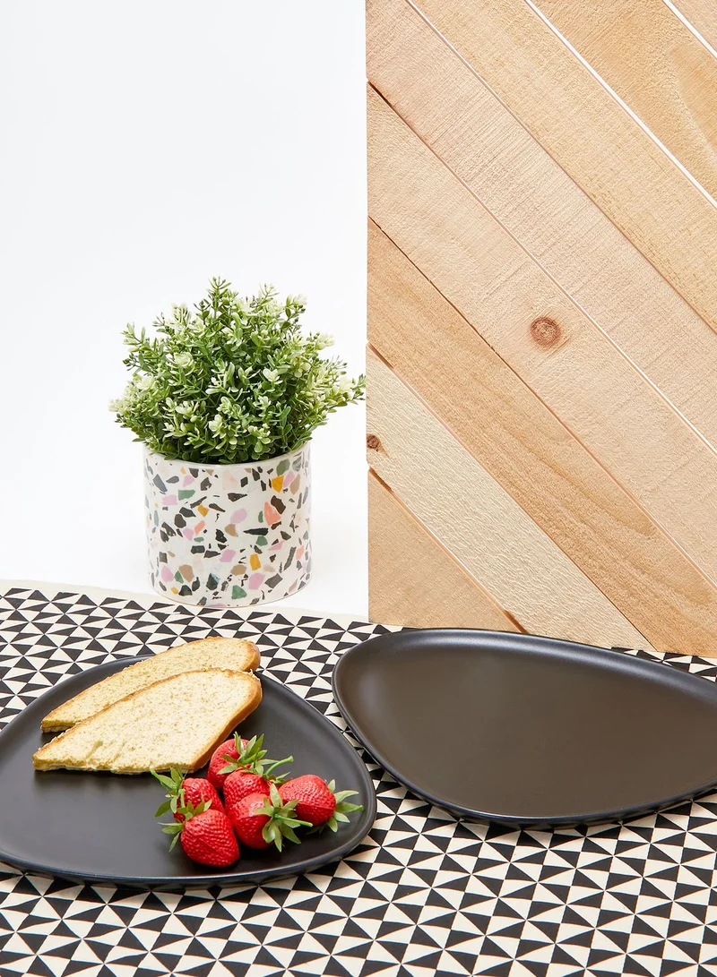 Lind DNA 2 Piece Curve Stoneware Dinner Plates