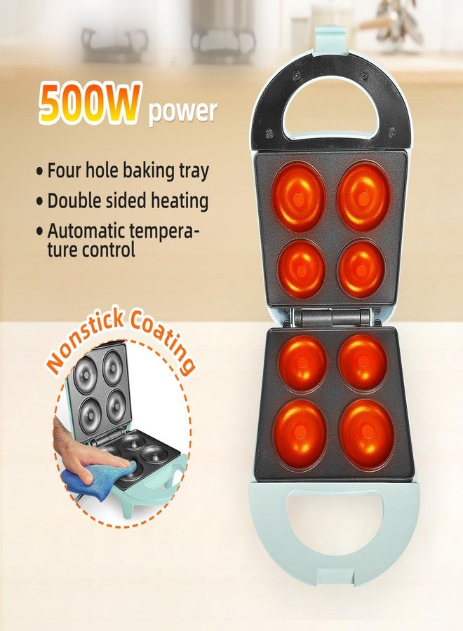 Aoruru Mini Donut Maker for Kids Make 4 Doughnuts - Image 4