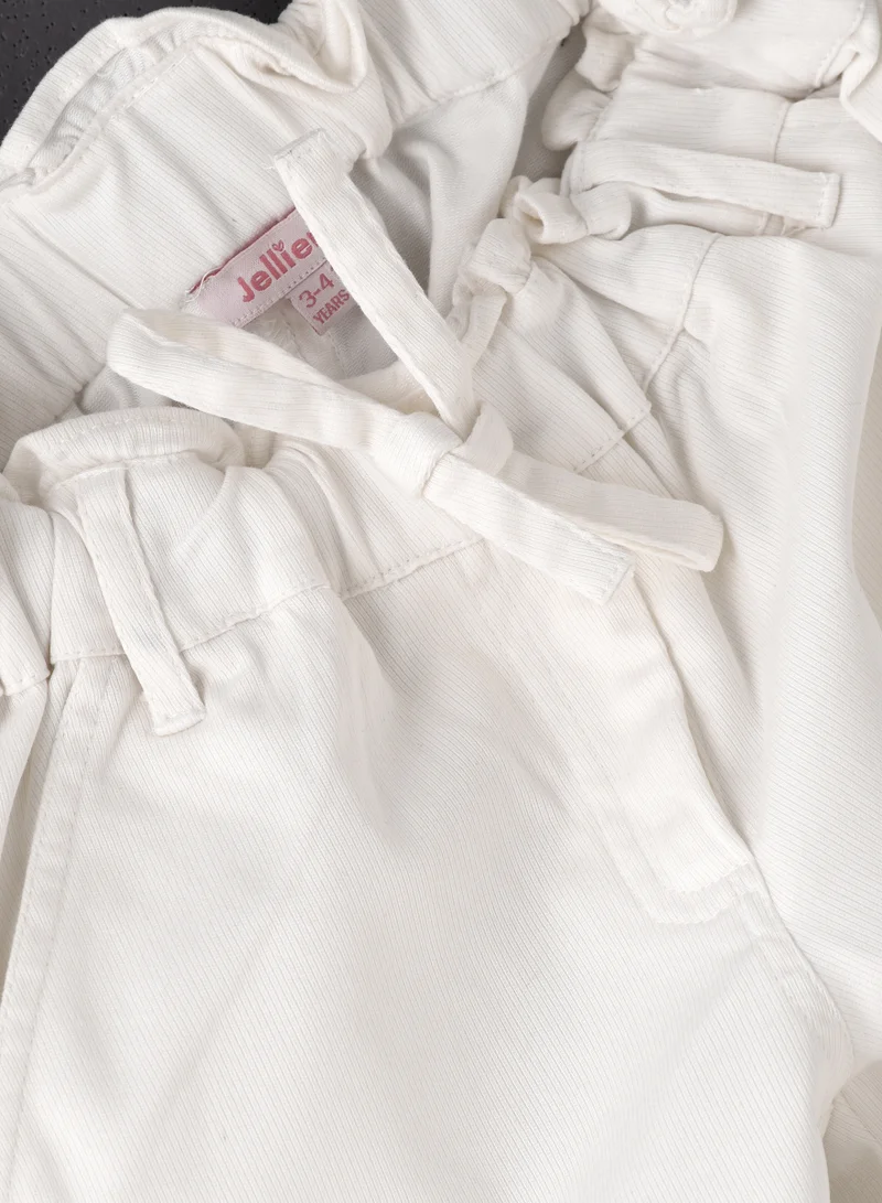 Jelliene Sunny Explorations: Girls' Breathable Pants Comfy Fun & Spring Adventures