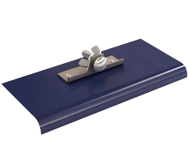 Bon 22740 Blue Steel Walking Edger 9 x 4 12 Radius 58 Depth Two Way Concrete Edging Tool - Image 2