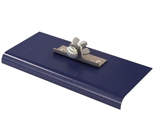 Bon 22740 Blue Steel Walking Edger 9 x 4 12 Radius 58 Depth Two Way Concrete Edging Tool - Image 3