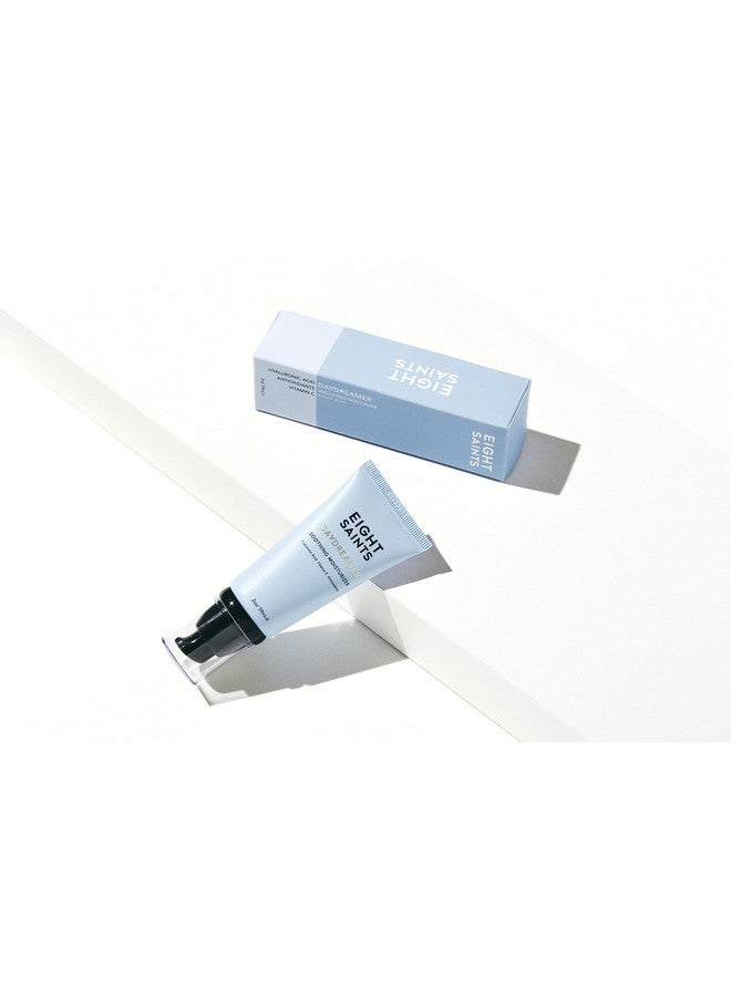 آيت ساينتس مرطب الوجه المهدئ المضاد للشيخوخة، طبيعي وعضوي، غسول وجه خالي من الزيوت سريع الامتصاص مع حمض الهيالورونيك وفيتامين E، مرطب يومي للوجه 2 أونصة - Image 3