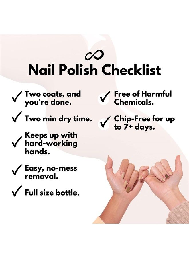 ETERNAL Nude Nail Polish Set for Women (WILD NUDES) - Brown Nail Polish Set for Girls | Long Lasting & Quick Dry Nail Polish Kit for Home DIY Manicure & Pedicure | Made in USA, 13.5mL (Set of 4) - Image 2