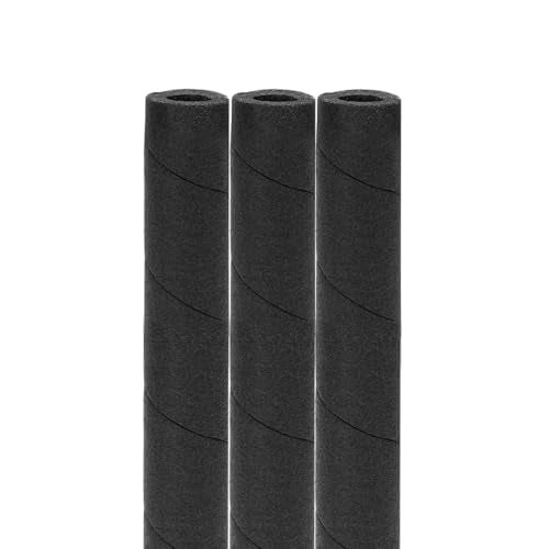 MRPAPA 3 Pack Pipe Insulation Foam Tube - 15.8 Inches Black Pipe Covers - Multi-Purpose Soft Foam Tubing for Outdoor Indoor Swimming Pool Handle Water Pipes - Image 1