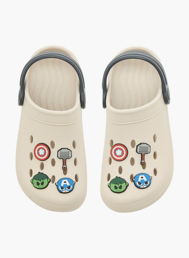 MARVEL Boys Avengers Applique Clogs with Backstrap - Image 3