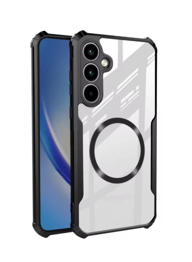 Protective Case Cover for Samsung Galaxy A55 High Quality,Bumper Back Case Supports magnetic charging - Image 1