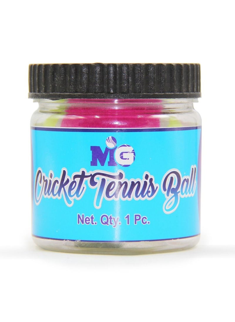 MG Cricket Tennis Ball with Jar 1 SET OF 2 PCS-MULTICOLOUR  - Image 2