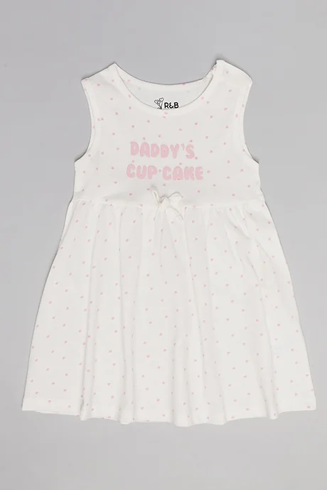 R&B Printed Sleeveless Fit & Flare Dress