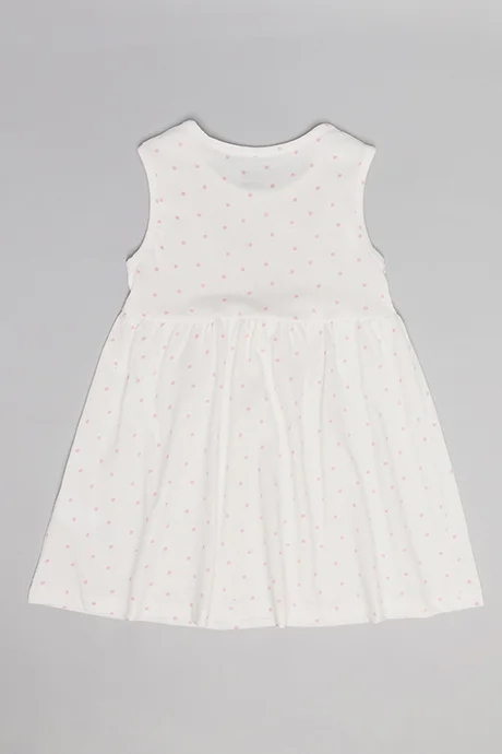 R&B Printed Sleeveless Fit & Flare Dress