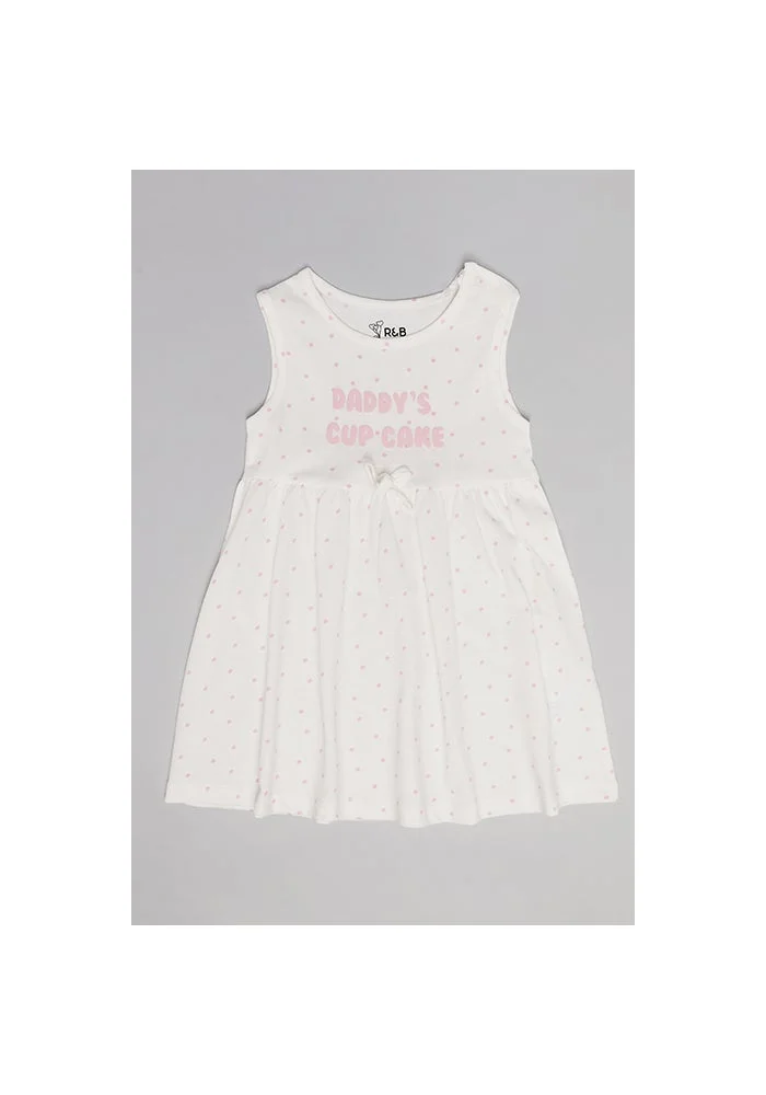 أر أند بي Printed Sleeveless Fit & Flare Dress