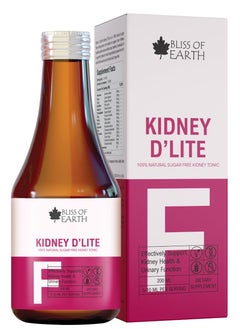 BLISS OF EARTH Bliss of Earth Kidney Detox Supplement For Kidney Stone Sugar Free Herbal Cleanse Prevents Kidney Stones Dissolves Early Stage Kidney Stones 200ml  - Image 1