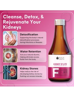 BLISS OF EARTH Bliss of Earth Kidney Detox Supplement For Kidney Stone Sugar Free Herbal Cleanse Prevents Kidney Stones Dissolves Early Stage Kidney Stones 200ml  - Image 3