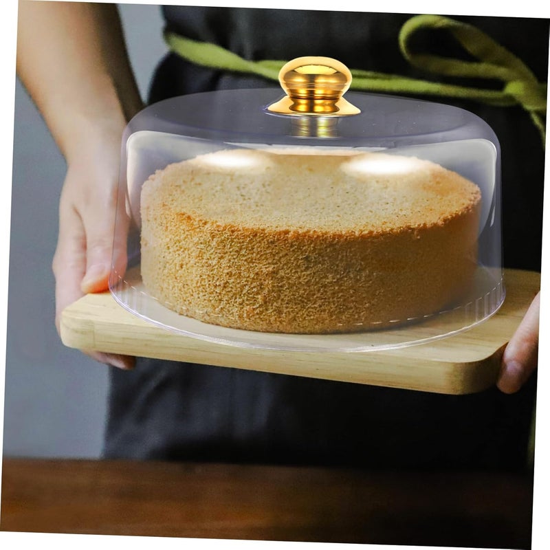 Healifty Acrylic Cake Dome Cover 30×13cm Food Lid Reusable Pastry Display Protector for Home Baking and Dessert Fresh Keeping - Image 4